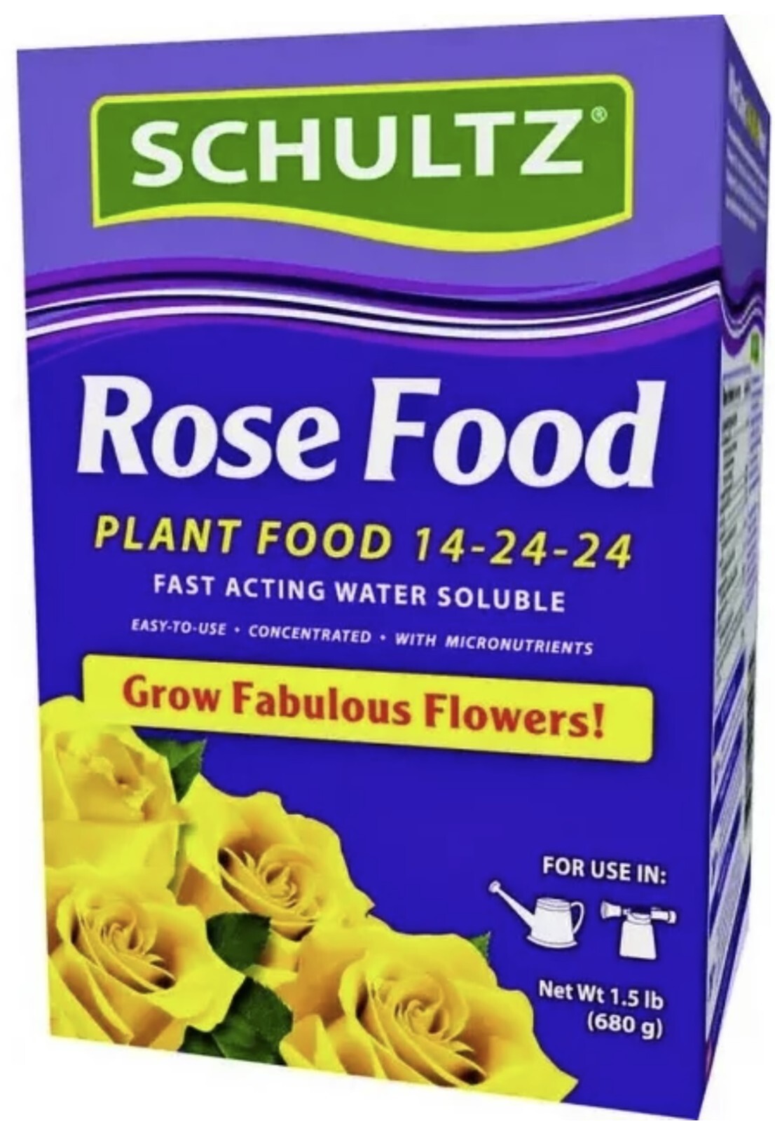Schultz SPF70220 1.5 Lb Soluble Rose & Flower Plant Food Fertilizer 14-24-24 gallery
