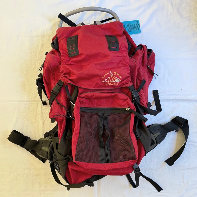 Vint Dana Design K2 LONGBED Backpack Size R Regular Red/Black 32x13" Frame