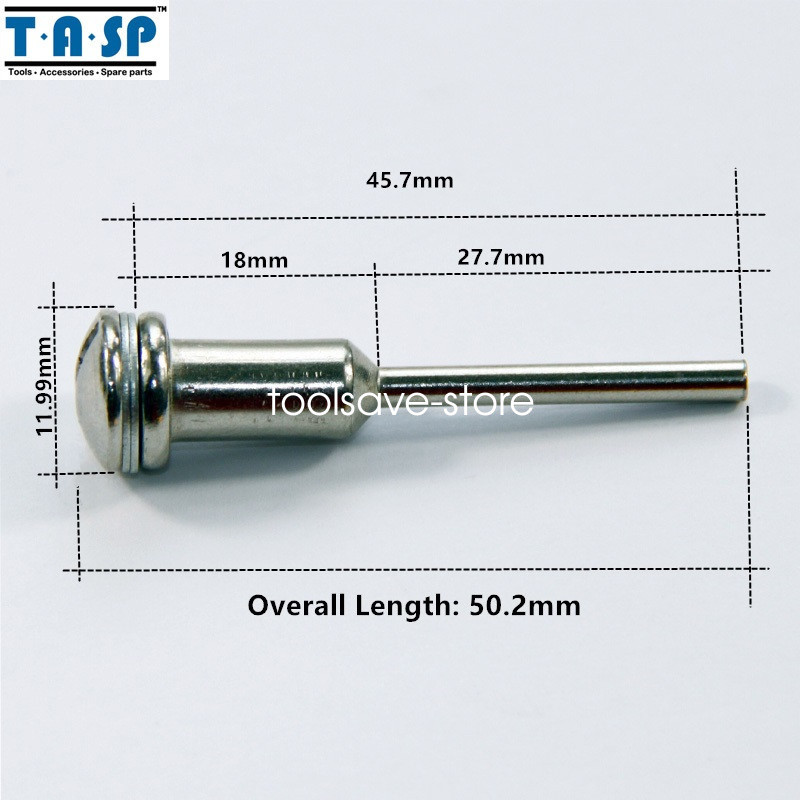 6PC Dremel Screw Head Mandrel Rotary Holder 1/4" Arbor Hole 1/8" 3.2mm Shank gallery