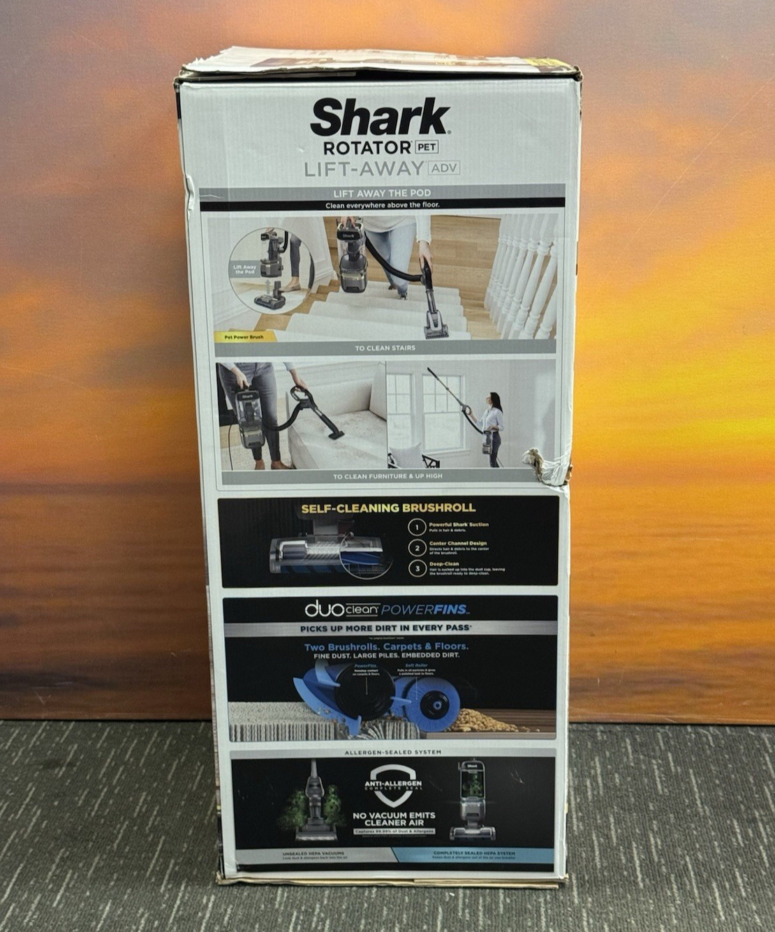 Shark Rotator Lift-Away ADV DuoClean PowerFins w/ Self-Cleaning Brush Roll gallery