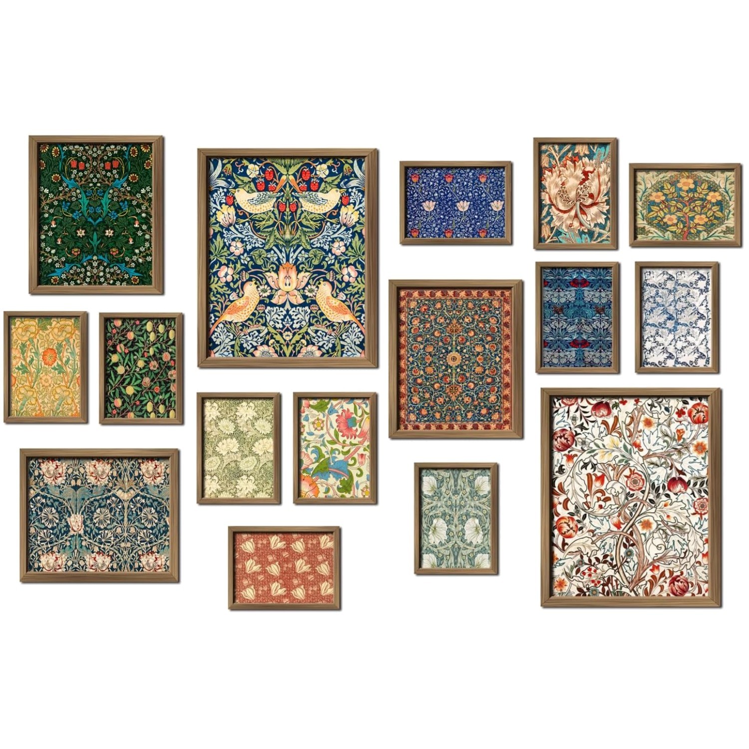 William Morris Wall Decor Set, Retro Art Prints gallery