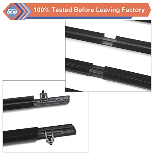 4 Pcs Car Outer Door Window Moulding Trim Weatherstrip Seal Belt 2006-2011 gallery