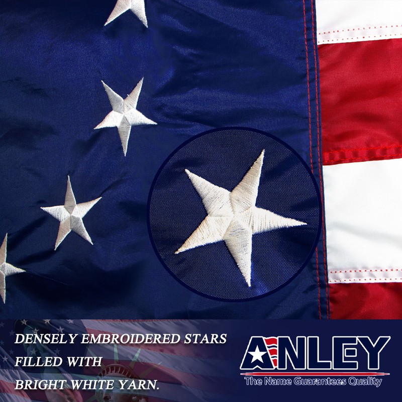 Anley EverStrong 3x5 Ft Betsy Ross American US Flag Embroidered Patriotic Banner gallery