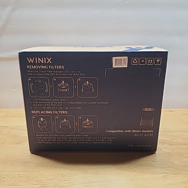 Winix Air Purifier Replacement Filter O 360° All-In-One True HEPA for A230/A231 gallery