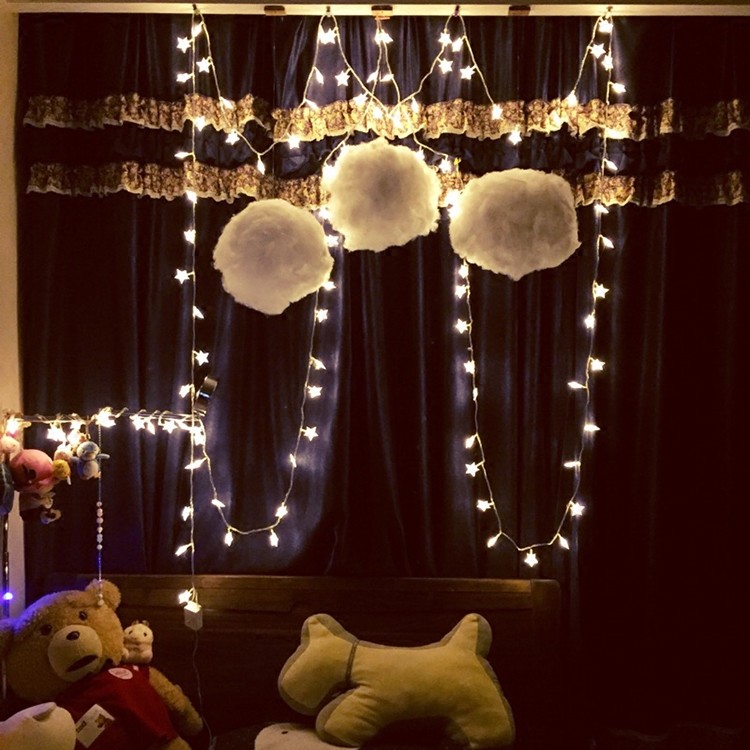 3D Artificial Clouds Wedding Party White Fake Cloud Cotton Home Stage Decor Prop gallery