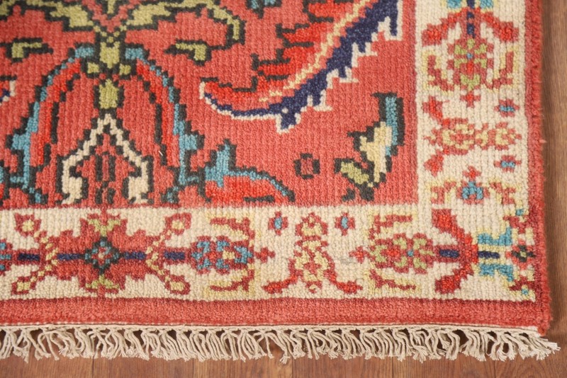 Heriz Serapi 8 ft. Runner Indian Oriental Rug Hand-knotted Wool 7' 11" x 2' 6" gallery
