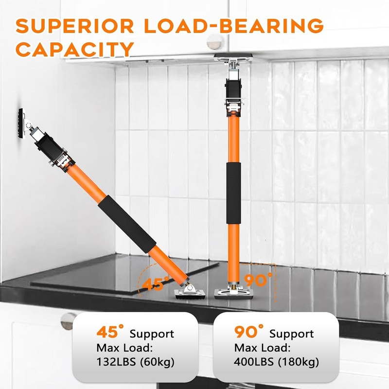 Adjustable Cabinet Jack Support Pole Third Hand Tools Support Rod Multi Size gallery