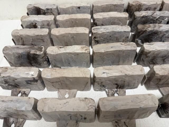 EasyFlex No-Dig Landscape Edging Kit 15ft Stone-Look w/ Anchoring Spikes gallery