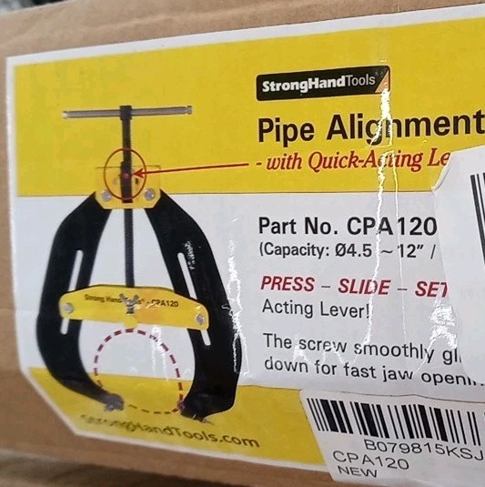 Strong Hand Tools CPA120 Pipe Alignment Cantilever Clamp 17lb gallery