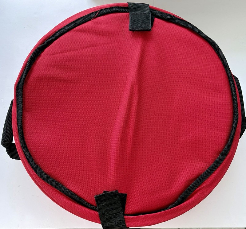 Igloo Party Cooler Canvas Collapsible Drum Red Tailgating 12” x 16” Vintage gallery