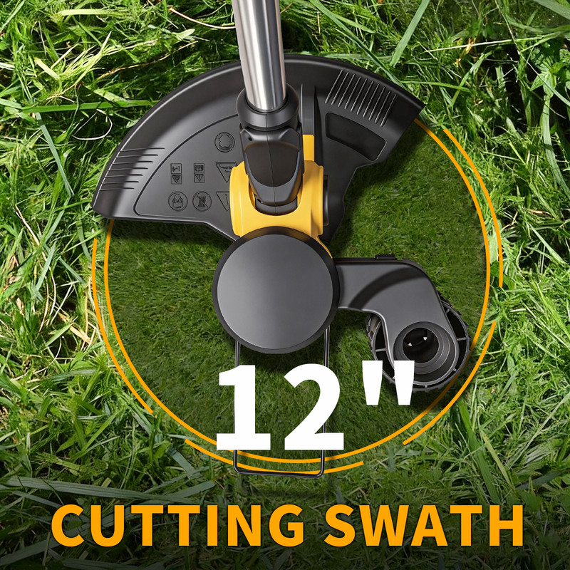 12" Cordless Weed Eater & String Trimmer & Grass Trimmer For Dewalt 20V Battery gallery