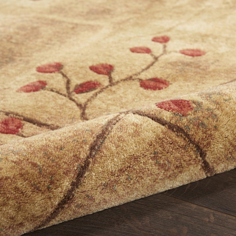 Stylish 2X3 Rectangular Latte Rug Eye Catching Design For Living Room Bedroom gallery