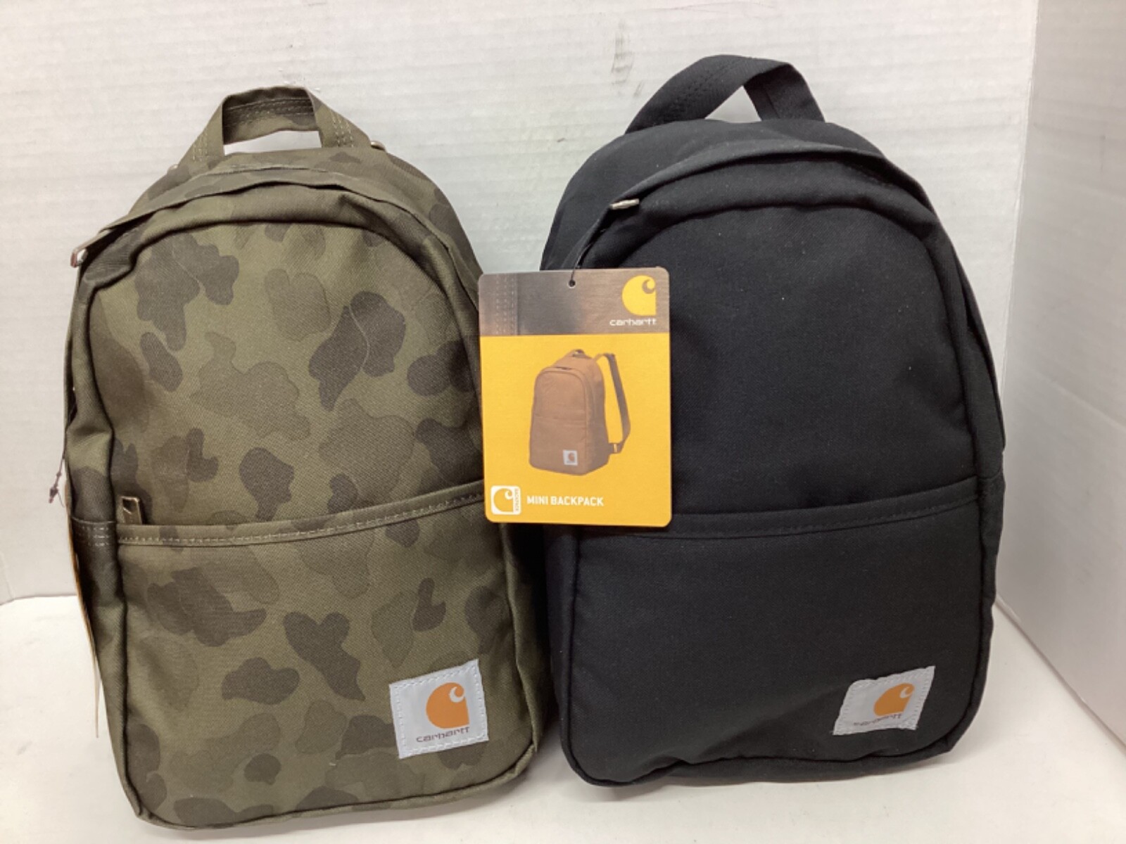 Carhartt Mini Backpack:  Duck Camo, Black, Wine 5