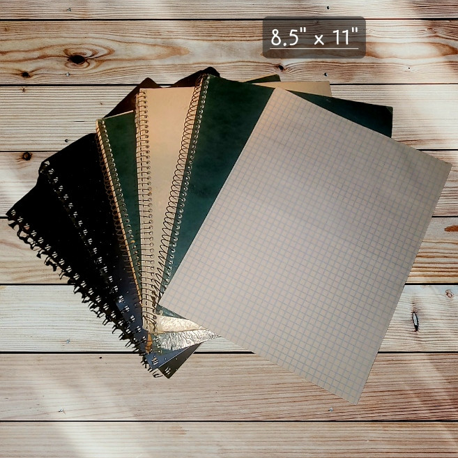 Huge Lot! - 8.5" x 11" Graph Paper Notebooks Spiral Bound/Loose Leaf Grid Paper