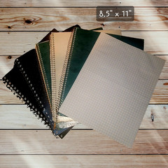 Huge Lot! – 8.5″ x 11″ Graph Paper Notebooks Spiral Bound/Loose Leaf Grid Paper