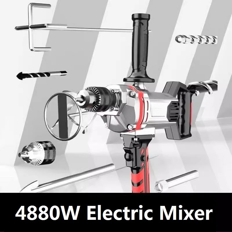 4880W Electric Mixer Powerful Mixing Drill Paint Putty Cement Mortar gallery