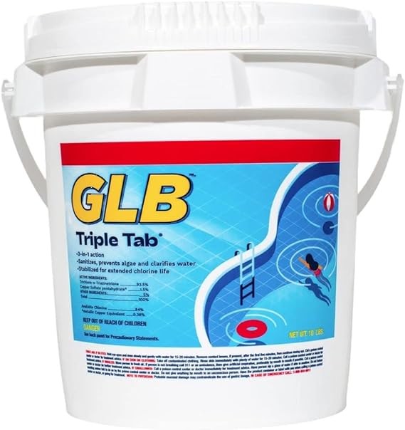 GLB Triple Chlorinating Tablet 3" 10lb. gallery