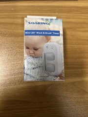SOARING Wireless Battery Powered Timer for Kids – 2 Min Brush, 20 Sec Hand Wash