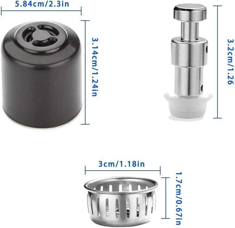 Steam Release Handle Float Valve Parts with Anti-Block Shield For Instant Pot gallery