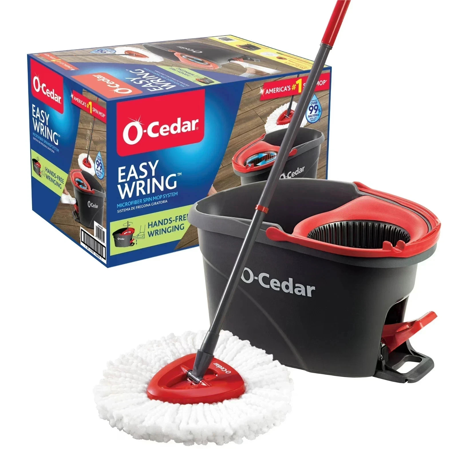 O-Cedar EasyWring Spin Mop & Bucket System gallery