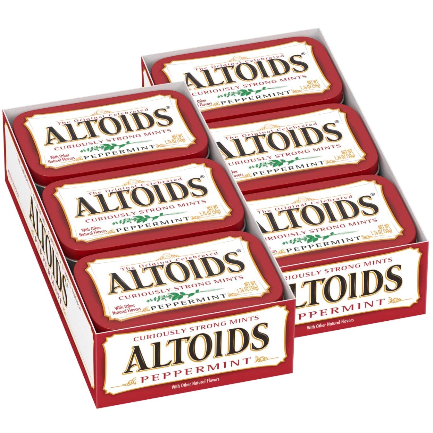 Travel-Friendly Peppermint Breath Mints 12 Strong Mints In Pocket-Sized Tins gallery