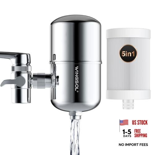 Stainless Steel Water Filter for Sink Faucet, NSF/ANSI 42&53, WS-FM001-5in1 gallery