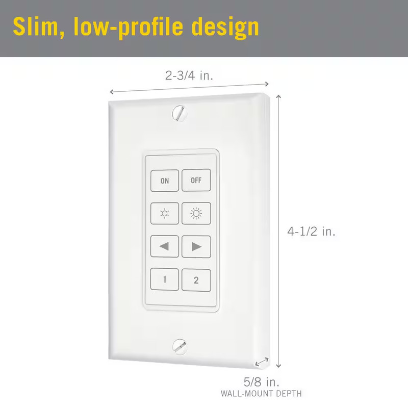 Wireless White Light Dimmer Switch for CCT Tunable White LED Lights gallery