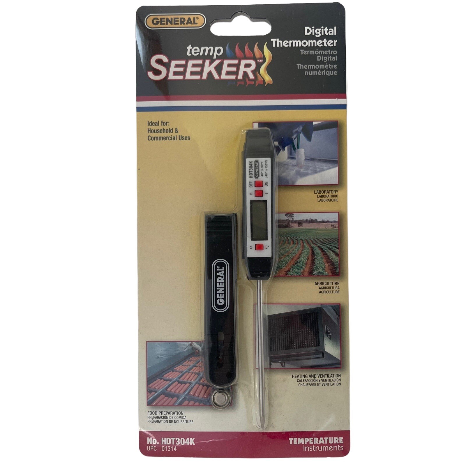 Thermometer Household Commercial Deluxe Digital Stem General Tools HDT304K 2009 gallery