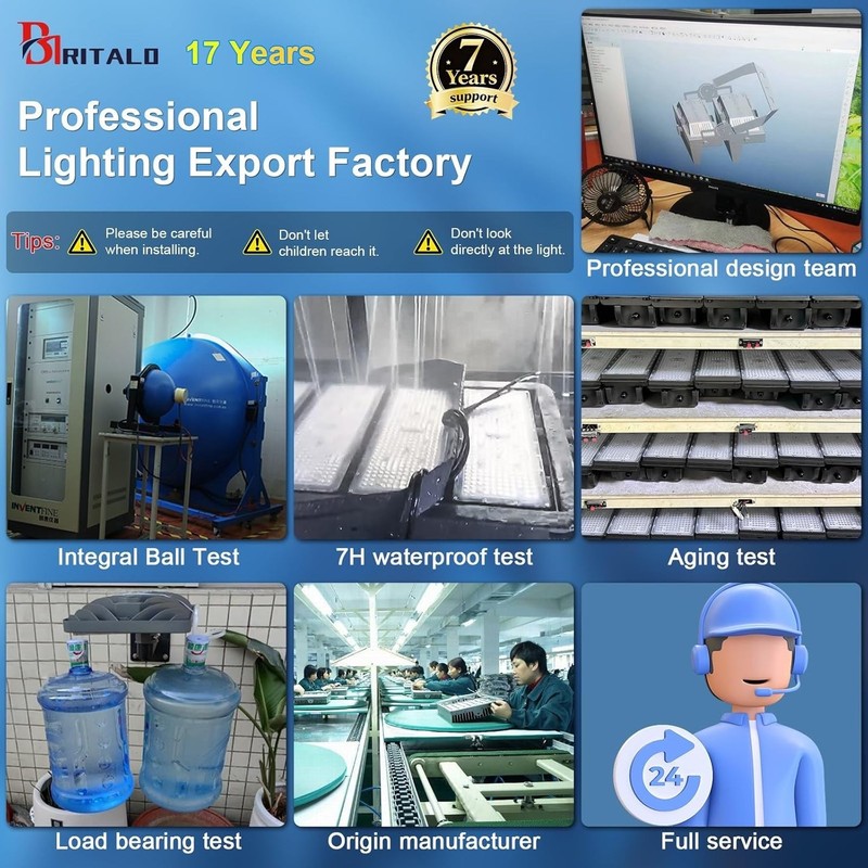 75000LM Dimmable Led Stadium Flood Light 3000W Equivalent, 0-500W, 5.5K Trunnion gallery