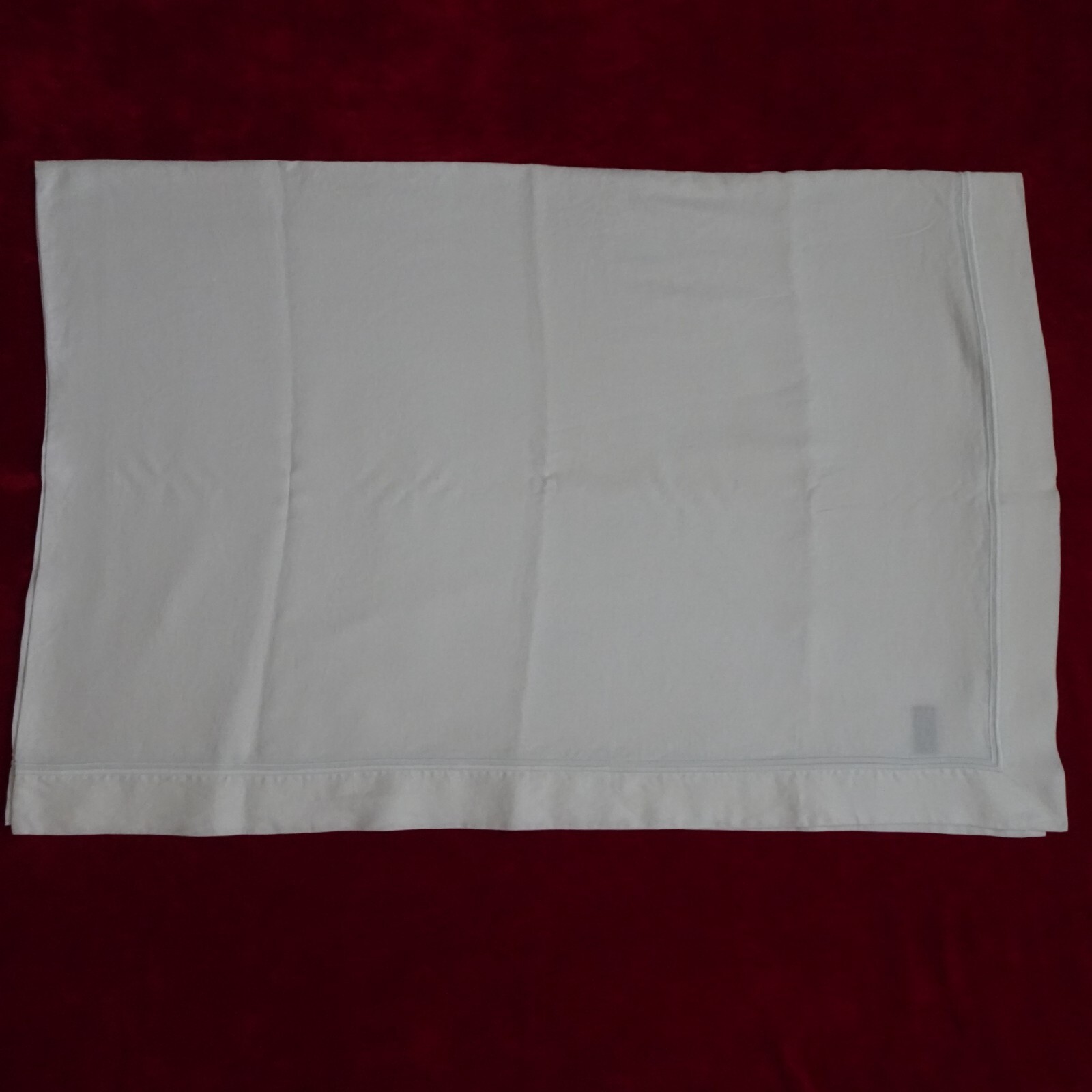 Lands' End Linen Tablecloth 60" x 90" Solid White Classic Holiday Table gallery