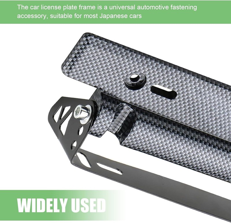 Front License Plate Mount, Adjustable License Plate Relocator Bracket Holder, Fl gallery