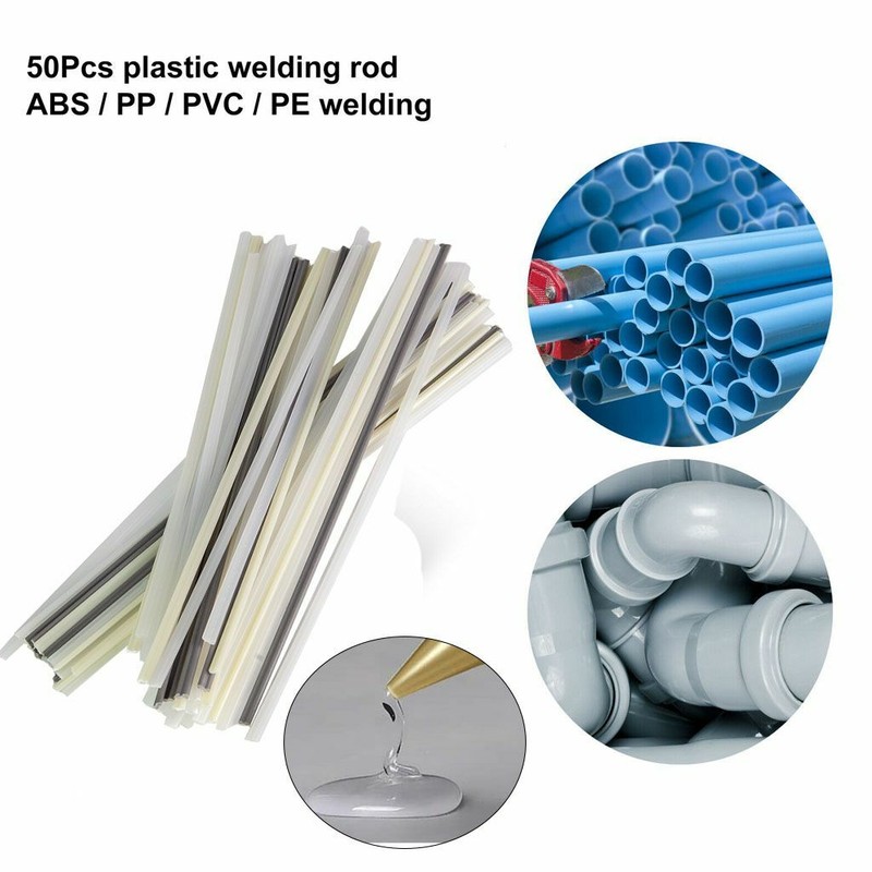 100/50pcs Plastic Welding Rods ABS/PP/PVC/PE Welding Sticks For Plastic Welder gallery