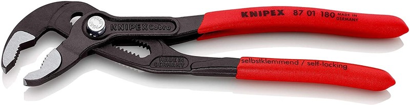 Knipex Cobra 7" Pliers Adjustable Water Pump Plier 8701180 1-1/2 Jaw Capacty New gallery