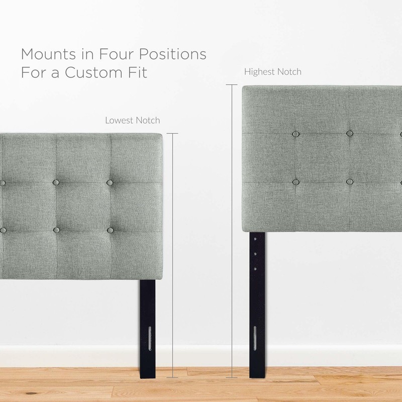 Emily Upholstered Fabric Headboard gallery