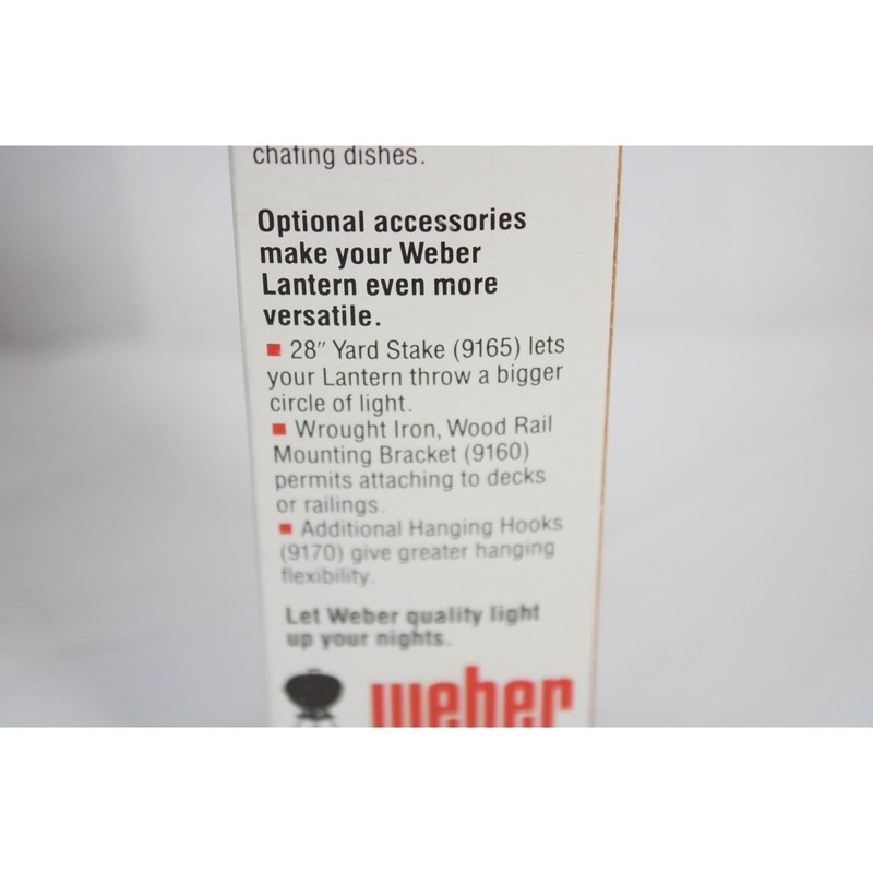 Weber Lantern Replacement Candles 6-Pack Unused Camping Outdoor Lighting gallery