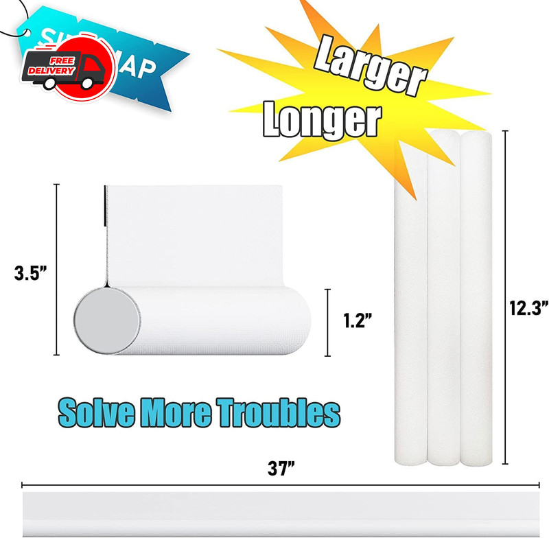 Door Draft Stopper under Noise, Blocker Insulator Sweep Bugs Mice Stripping Dust gallery