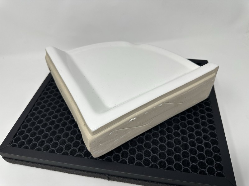 White Ceramic Wall Mount Corner Shower Shelf Tile Soap Shampoo Glazed Glossy NEW gallery
