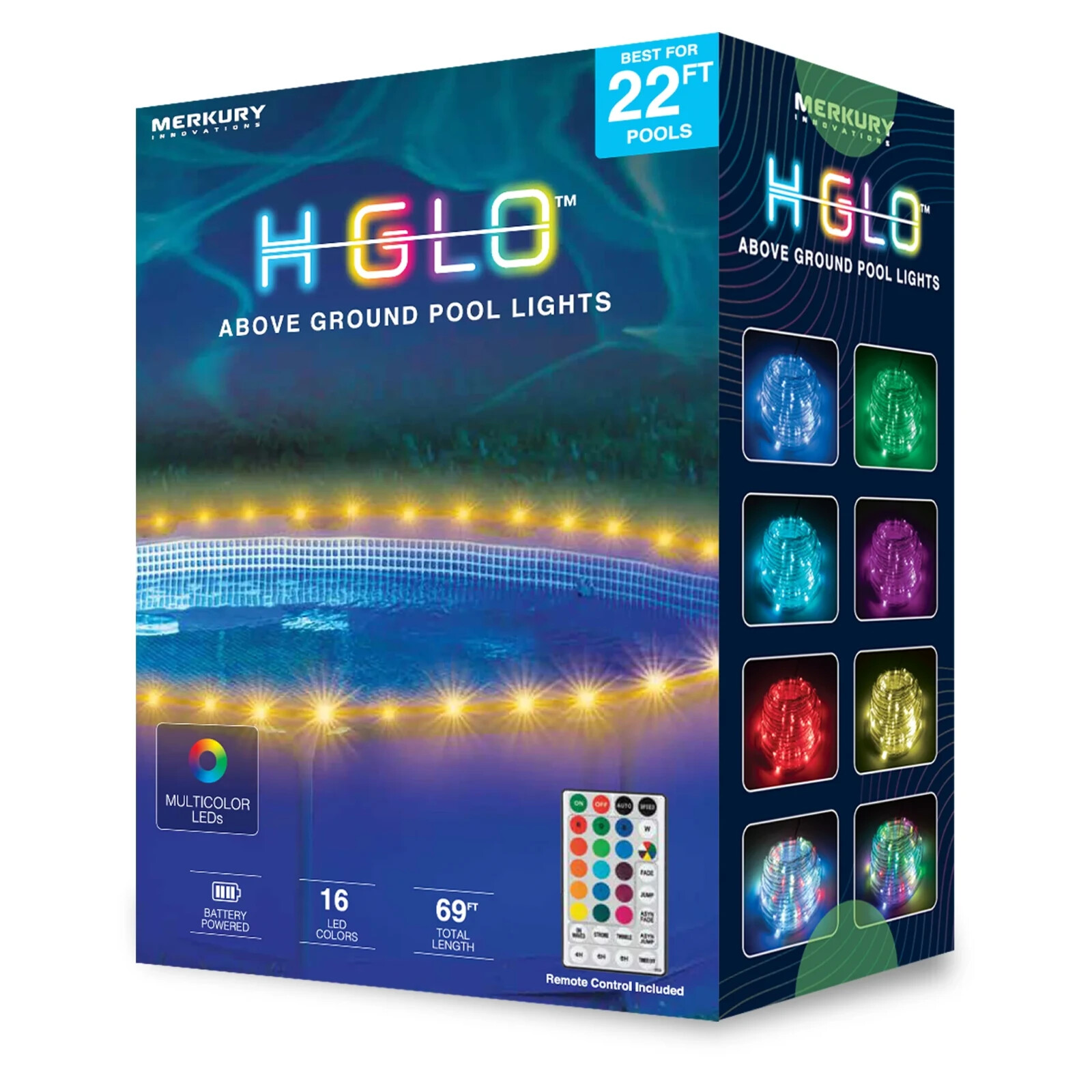 56ft RGB Waterproof Color Changing LED Strip Rope Lights w/32-Key Remote [G3R] gallery