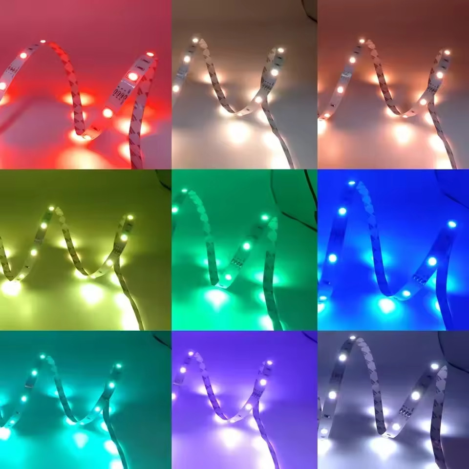 RGB LED Strip Light 5050 Bluetooth APP IR Remote Control USB 20M gallery