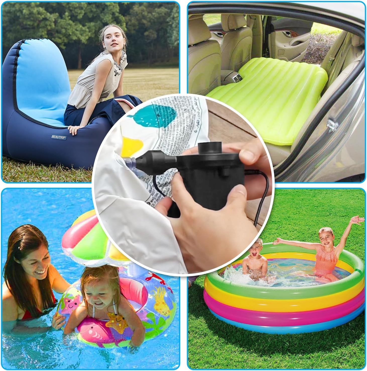 Newpol 100 Gallon/Min Electric Inflatable Bed Pump gallery