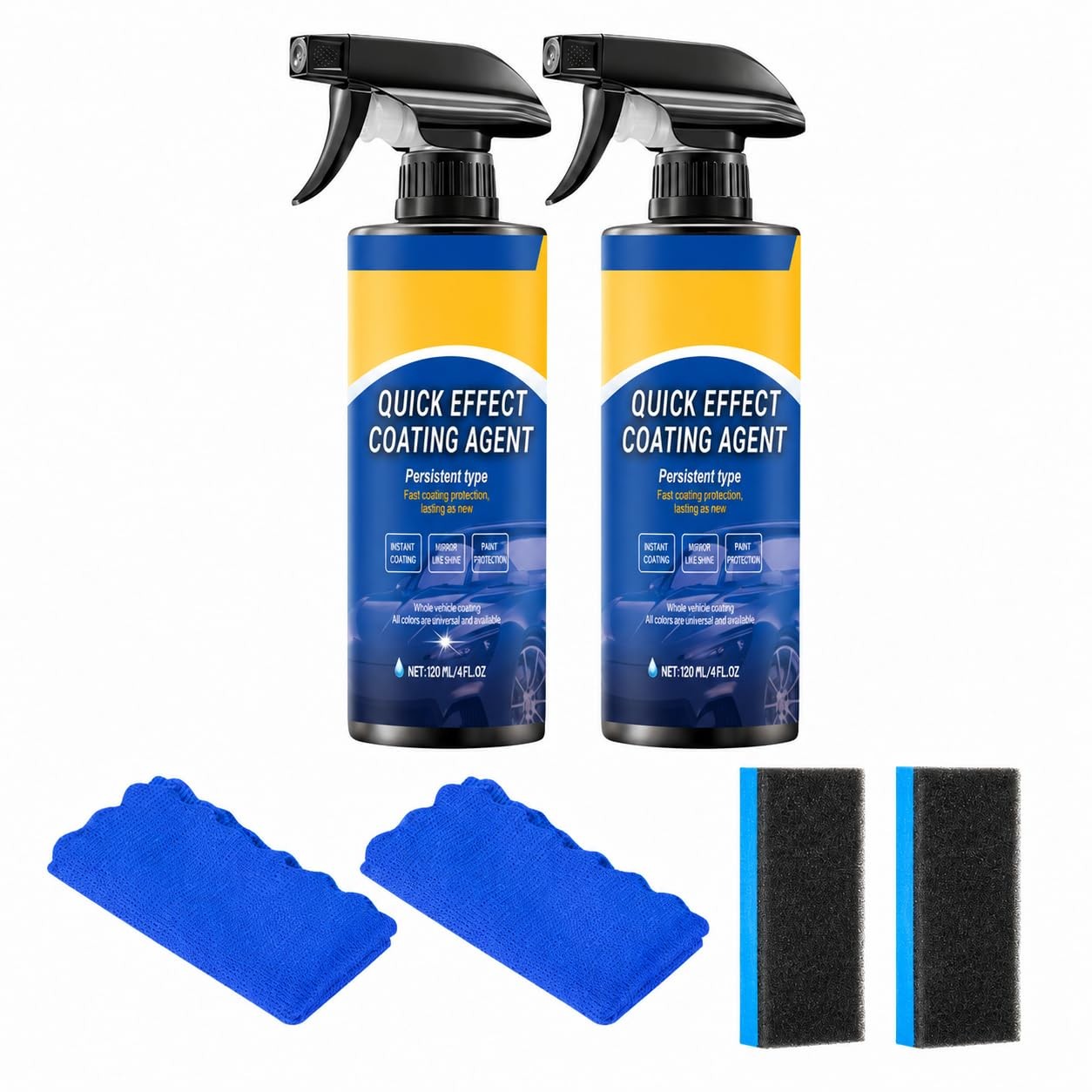 Car Coating Spray Quick Effect Agent Shine Protection Scratch Wax Oil Film gallery