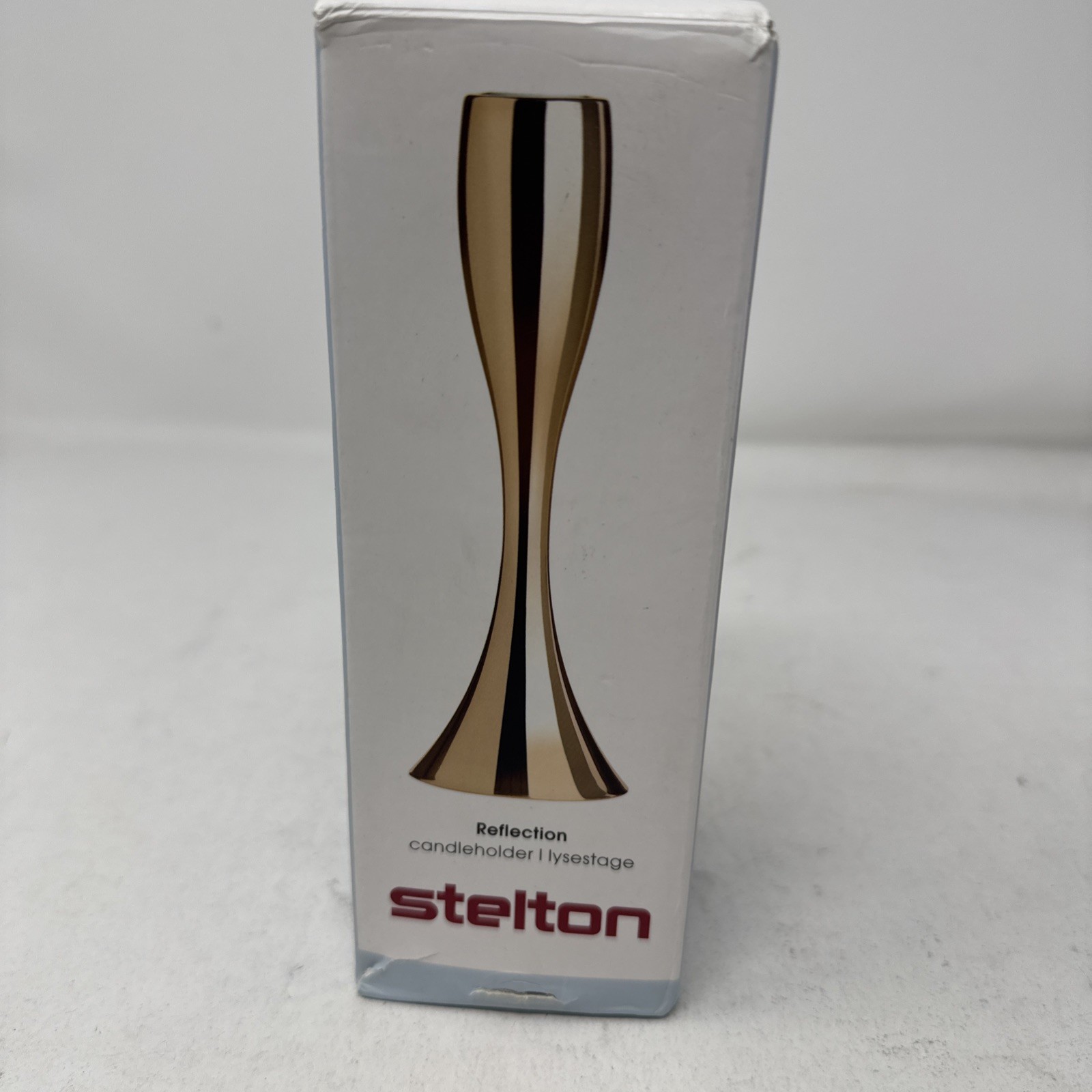 NEW Stelton Copper Reflection Candlestick 17cm gallery