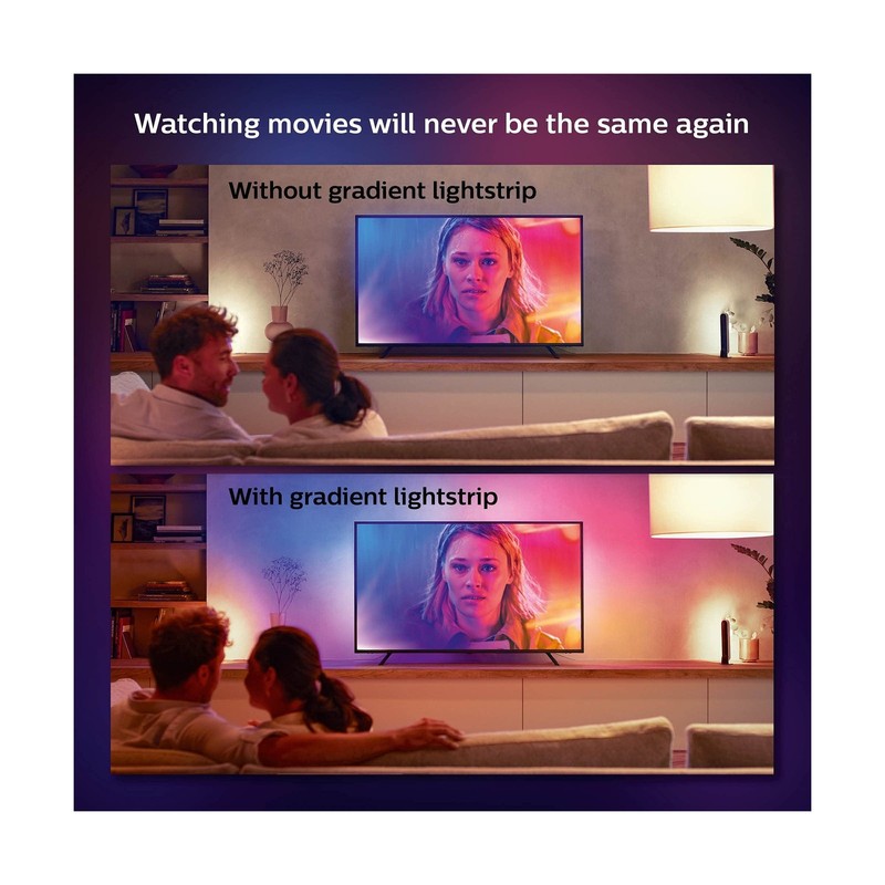 Philips Hue Play Gradient 55" Smart TV Light Strip - Flowing Multic... Fast Ship gallery