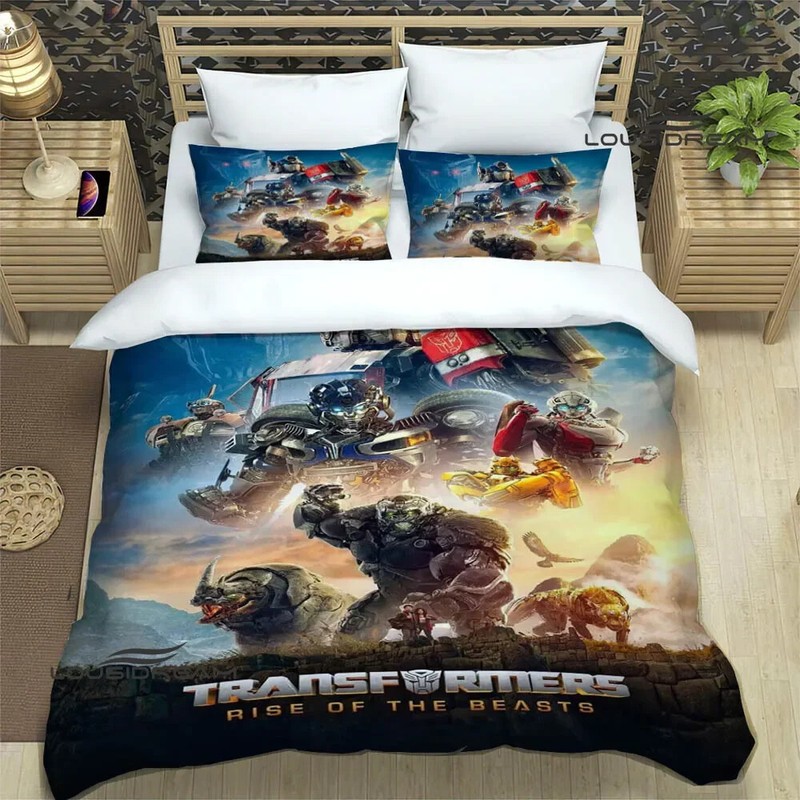boys Transformers anime Bedding set duvet cover bed comforter set pillowcase gallery