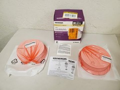 *NO SCREWS* 2-PACK Universal Security 3-in-1 Smoke, Fire & Carbon Monoxide Alarm