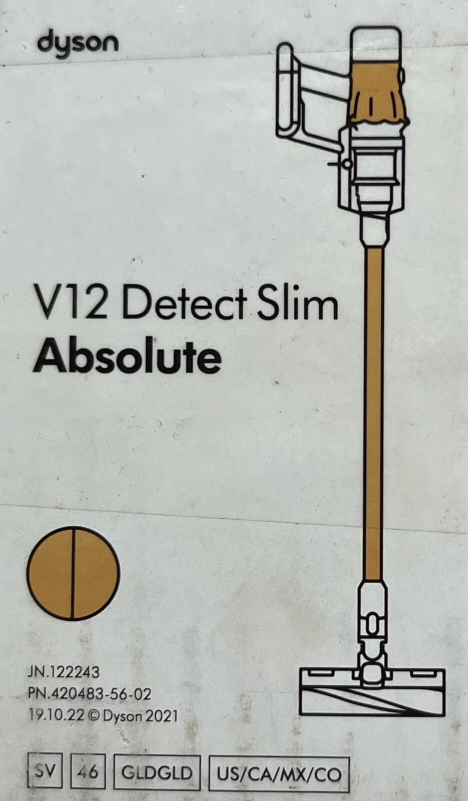 Dyson V12 Detect Slim Absolute Cordless Vacuum Cleaner w/TRUE HEPA Filter New! gallery