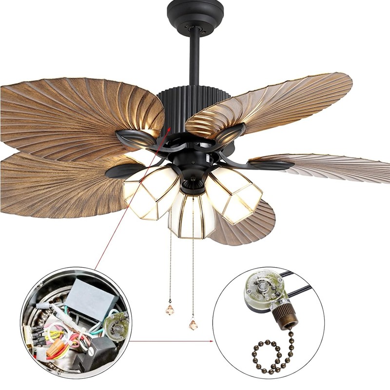 3 Pack Ceiling Fan Pull Chain Switch Zing Ear ZE 109 Two Wire Light Switch NEW gallery