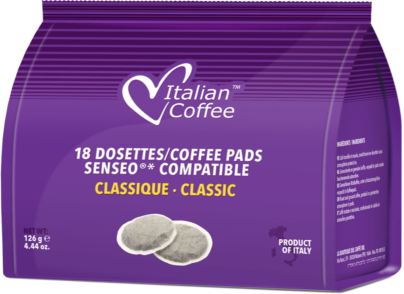 54 Pods Senseo compatible Italian Coffee Pads STARTER PACK! FREE FAST SHIPPING! gallery