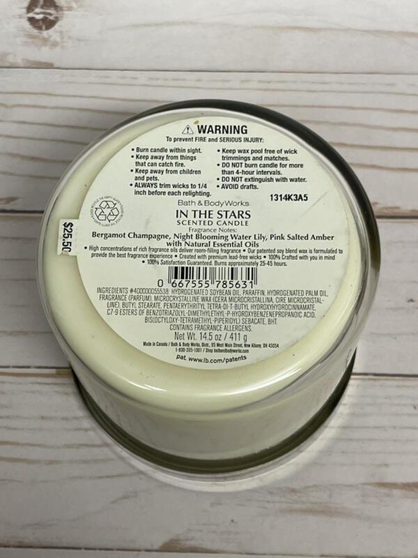 Bath & Body Works In The Stars 3-Wick Candles x2 gallery