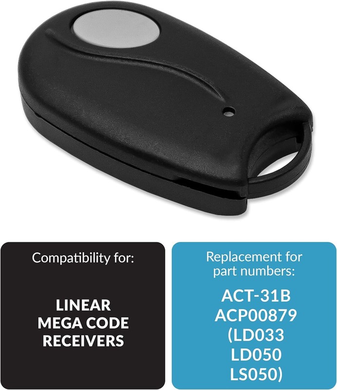 ACP00879 For Linear Megacode Access ACT-31B Gate Garage Door Remote Transmitter gallery